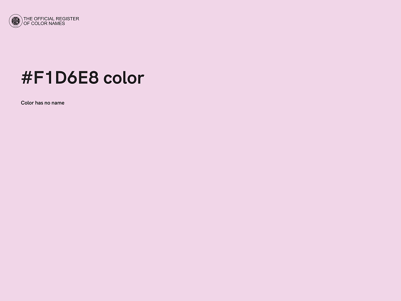 #F1D6E8 color image