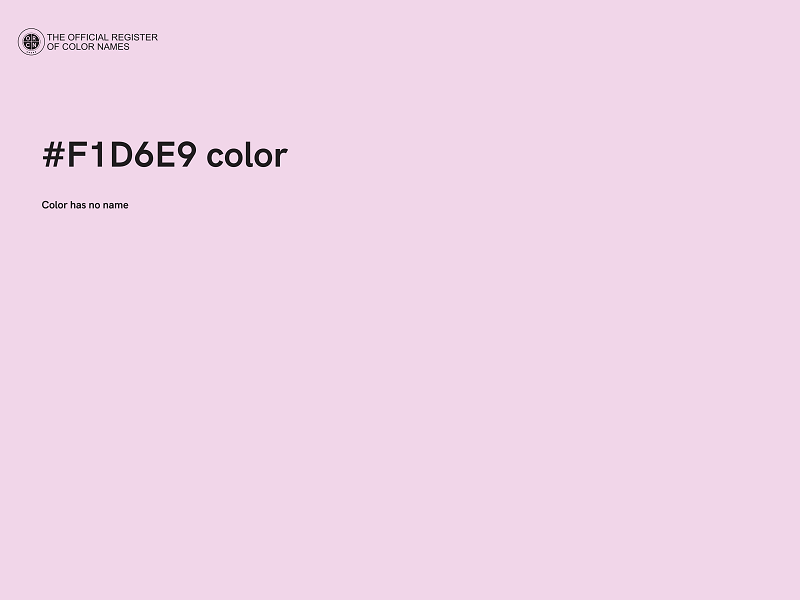 #F1D6E9 color image