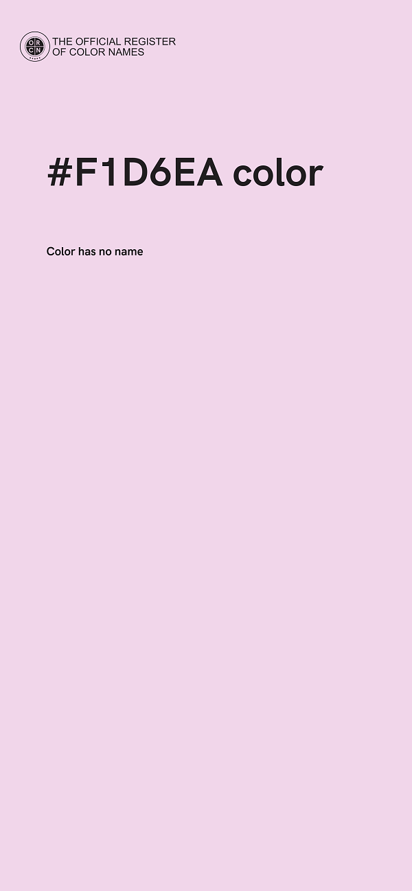 #F1D6EA color image