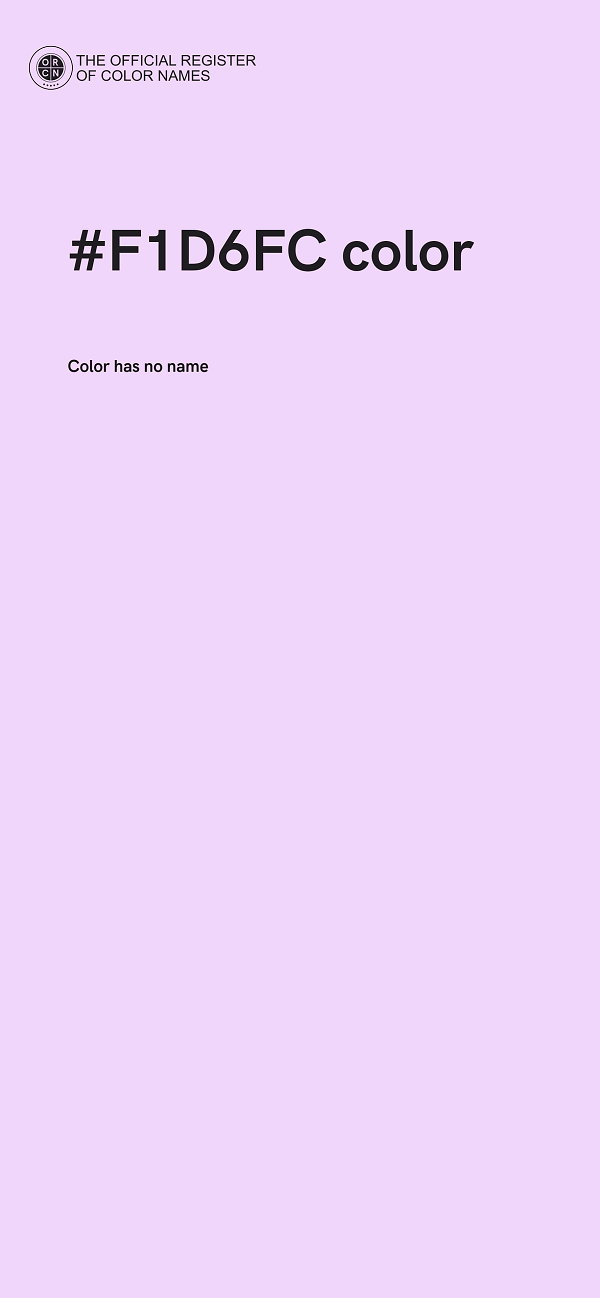 #F1D6FC color image