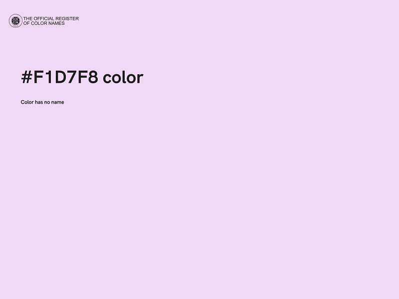 #F1D7F8 color image