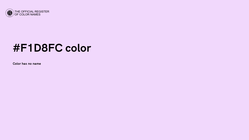 #F1D8FC color image