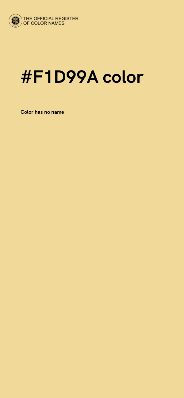 #F1D99A color image