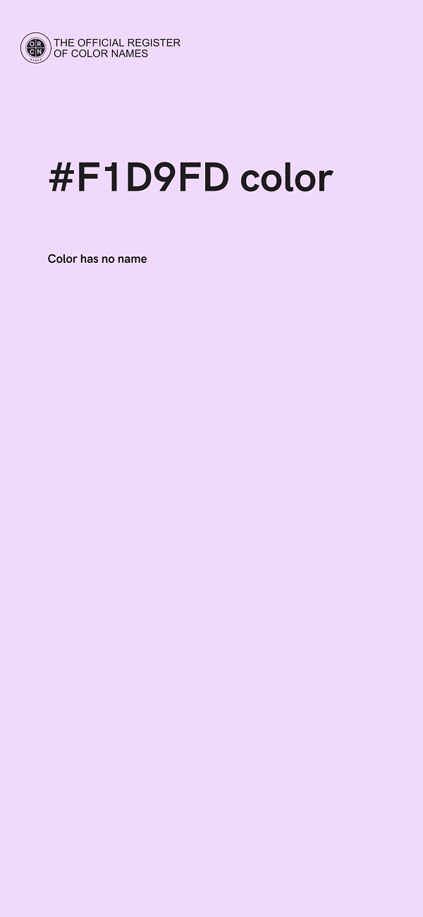 #F1D9FD color image
