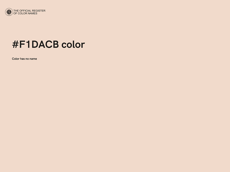 #F1DACB color image