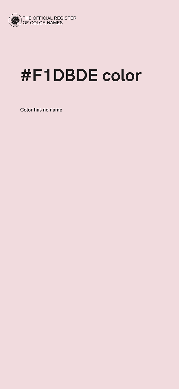 #F1DBDE color image
