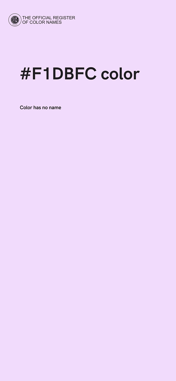 #F1DBFC color image