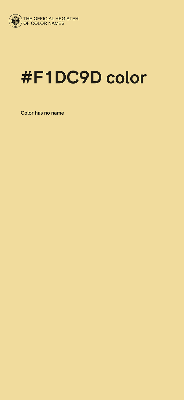 #F1DC9D color image