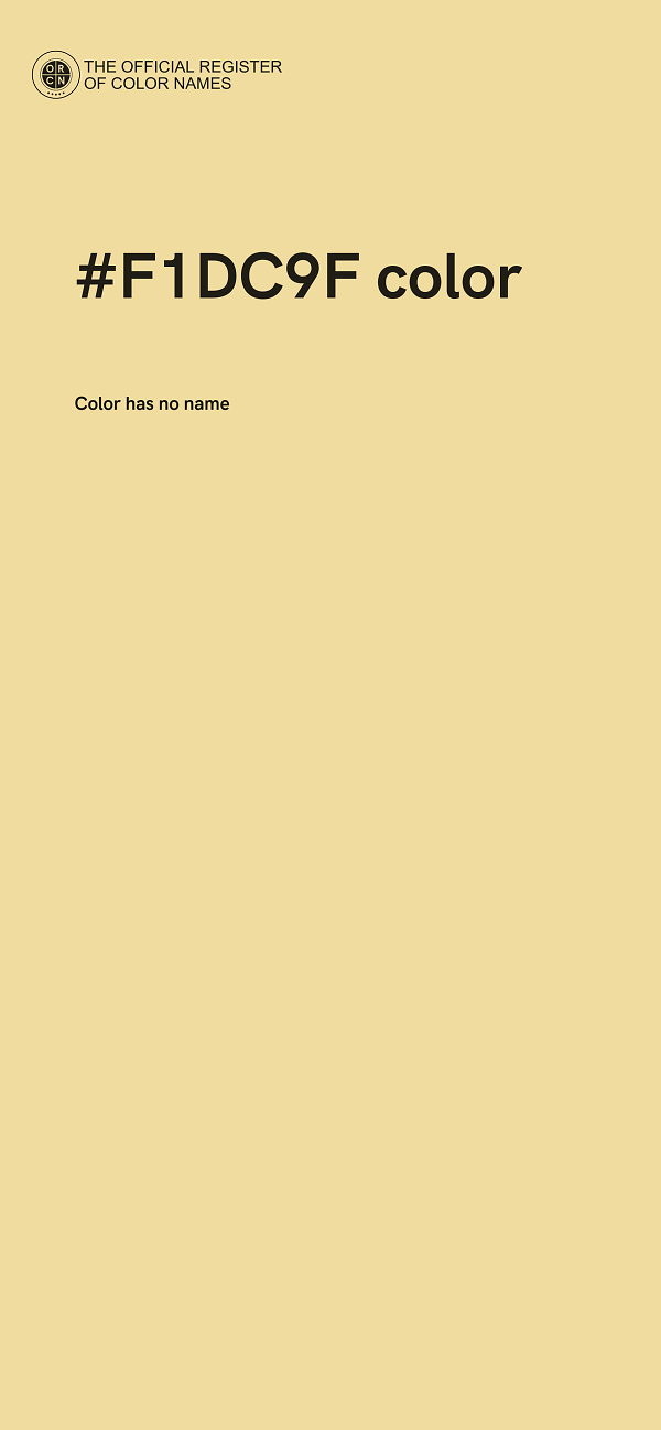 #F1DC9F color image