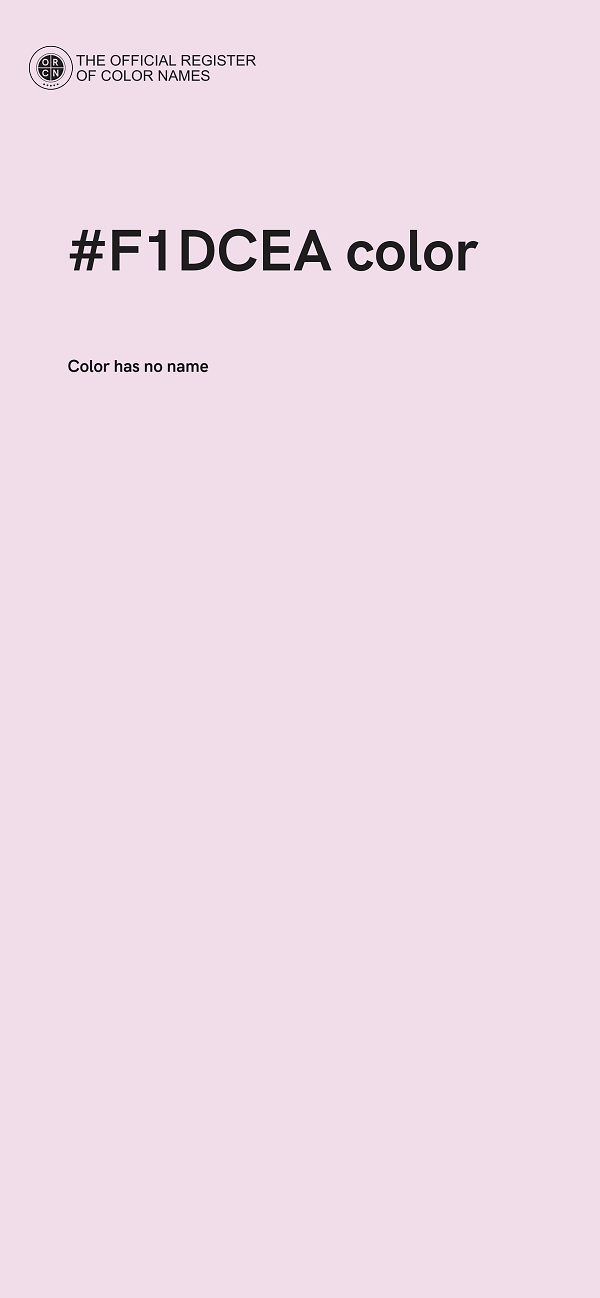 #F1DCEA color image