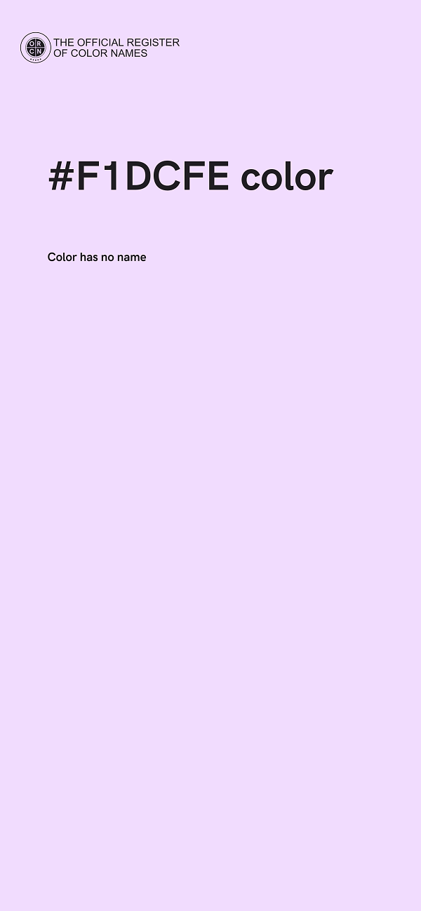 #F1DCFE color image