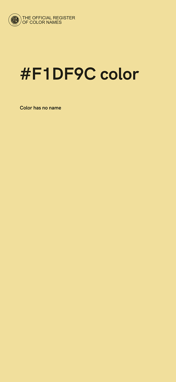 #F1DF9C color image