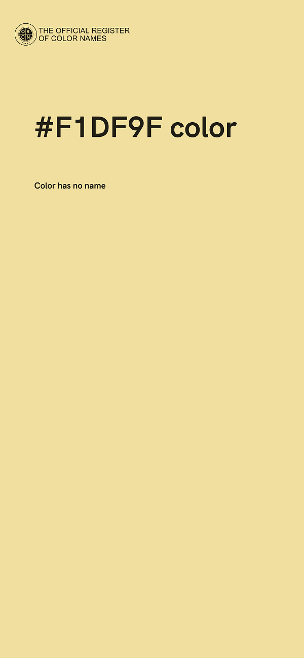 #F1DF9F color image