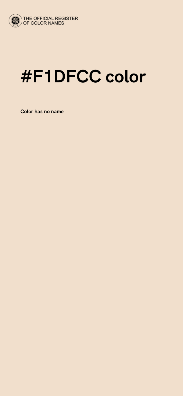 #F1DFCC color image
