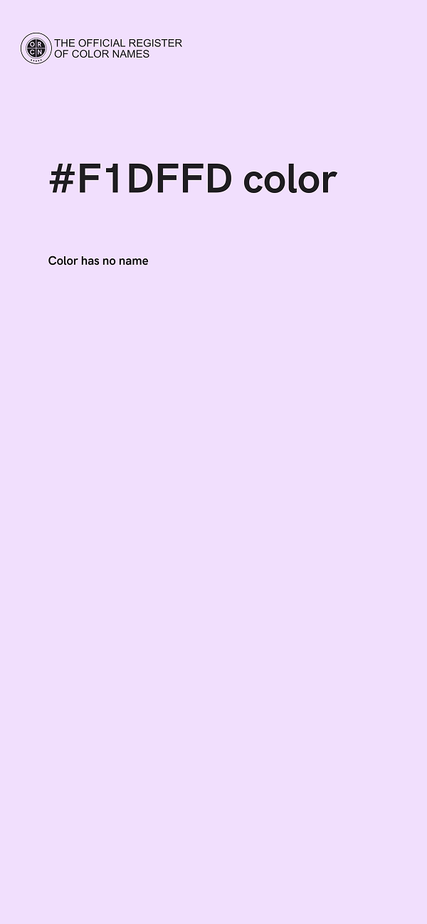 #F1DFFD color image