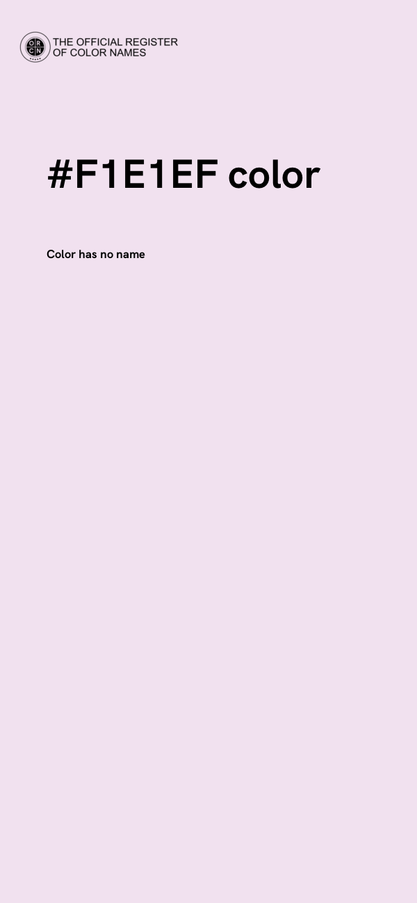 #F1E1EF color image