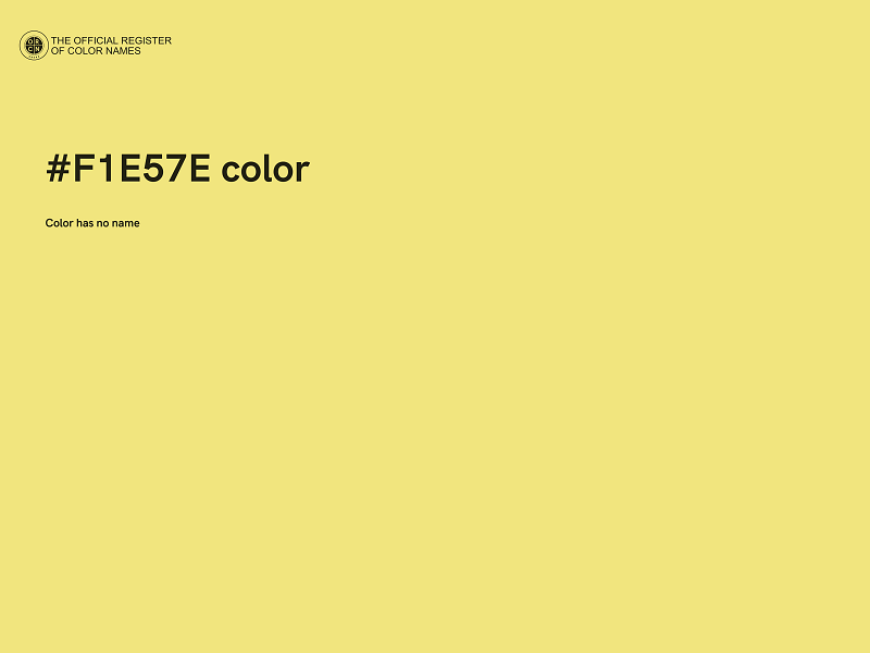 #F1E57E color image