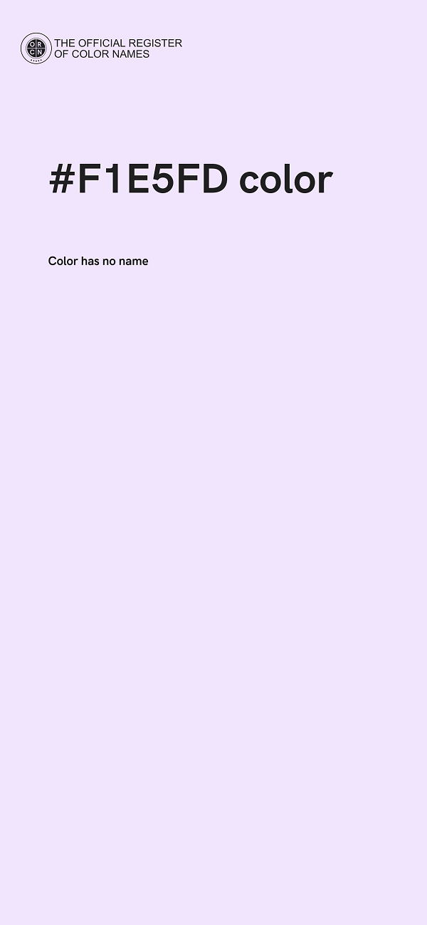 #F1E5FD color image