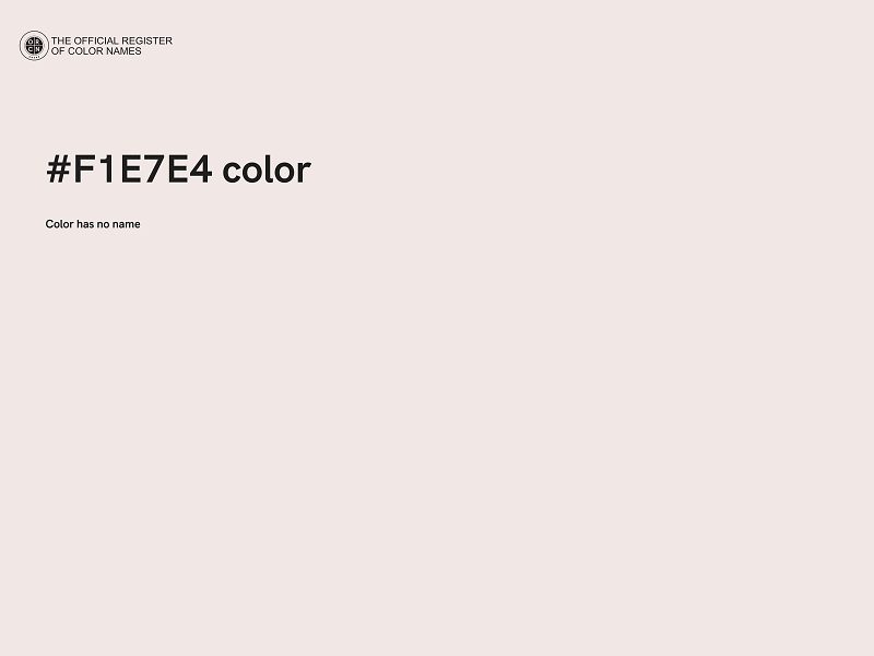 #F1E7E4 color image