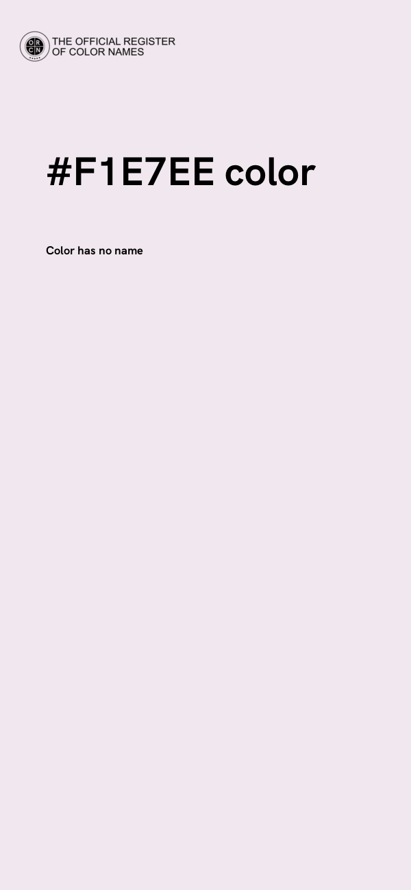 #F1E7EE color image