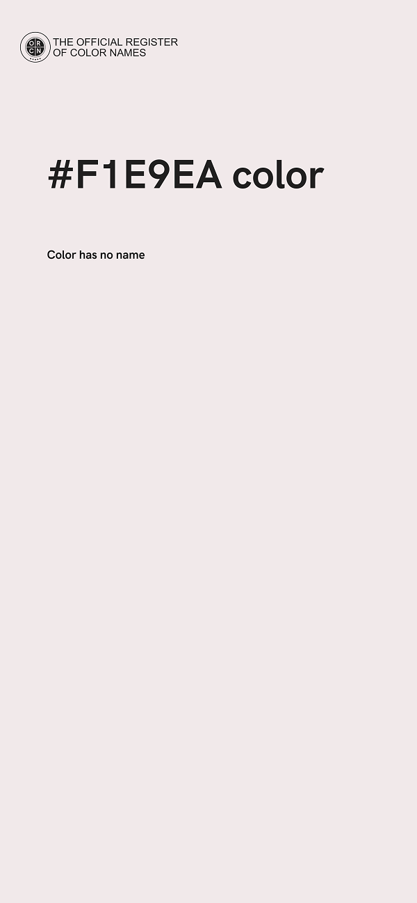 #F1E9EA color image