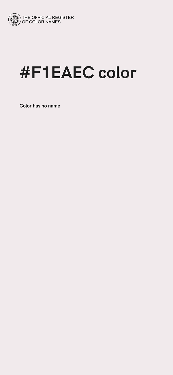 #F1EAEC color image
