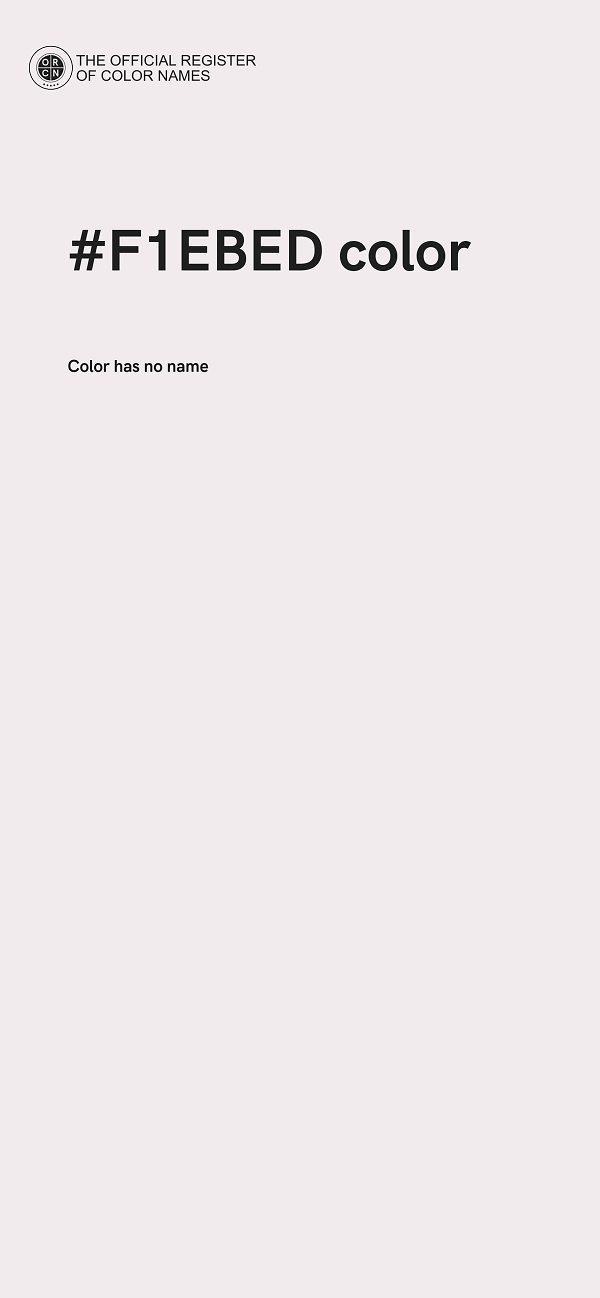 #F1EBED color image