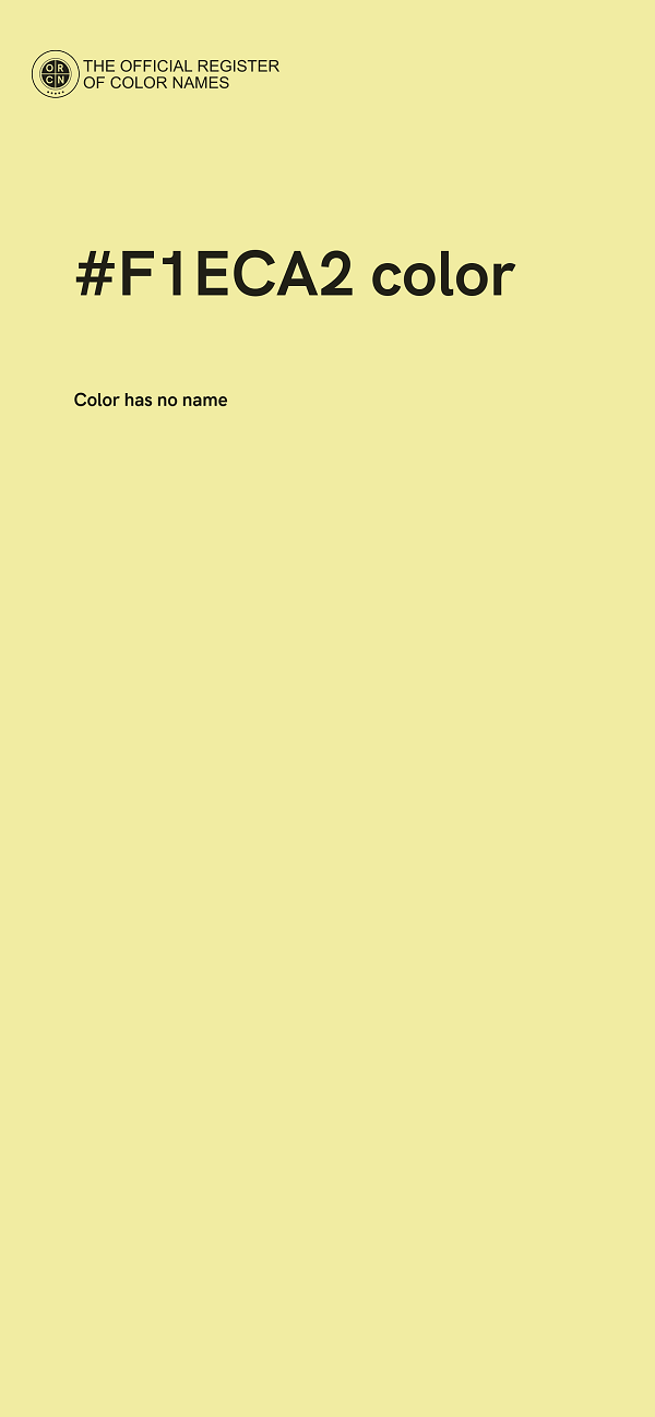 #F1ECA2 color image