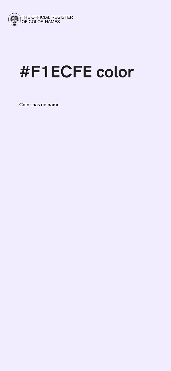 #F1ECFE color image