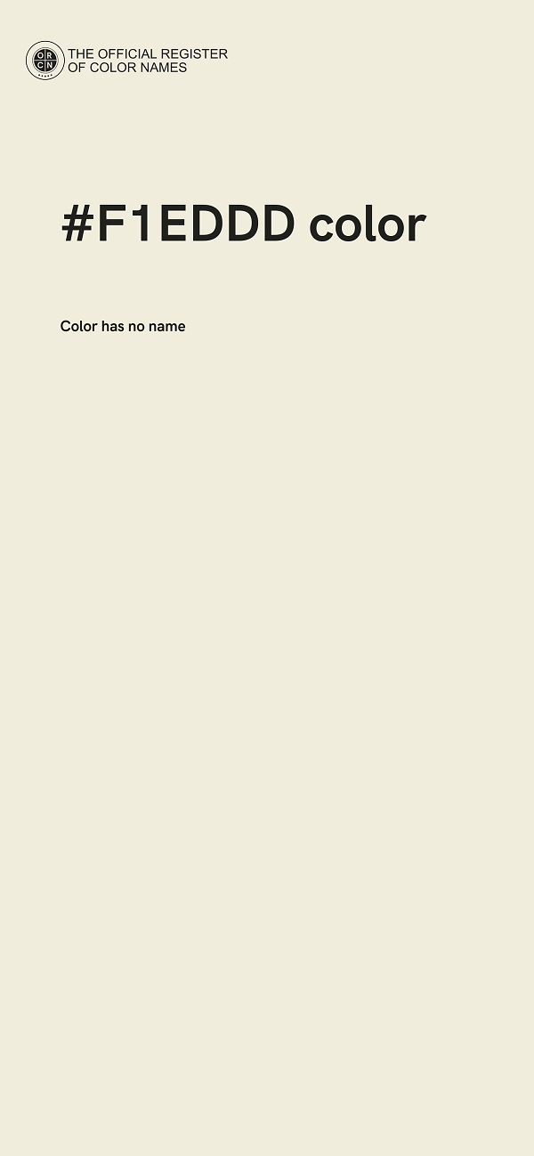 #F1EDDD color image