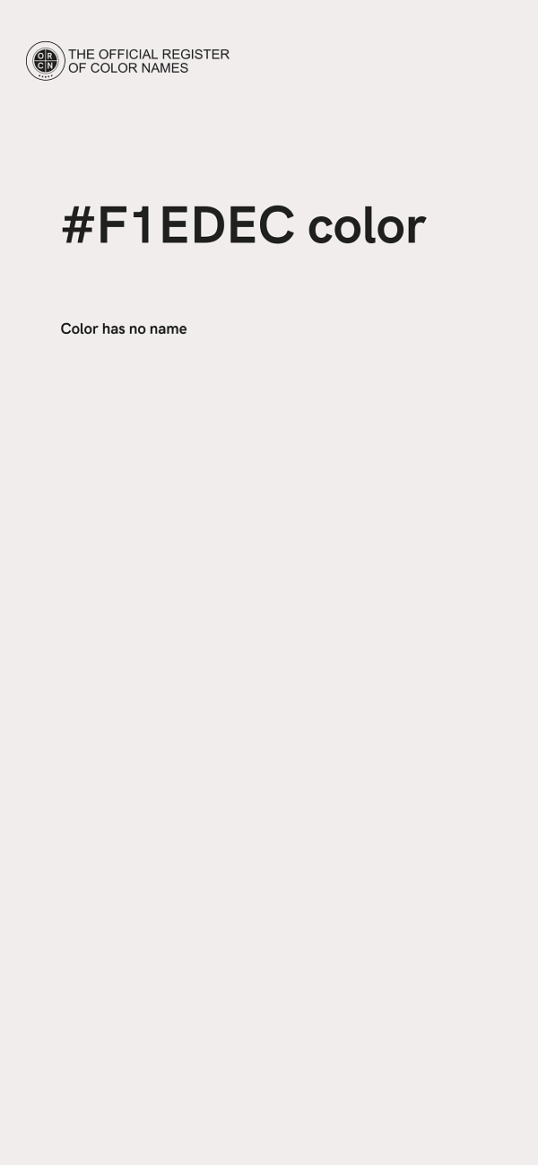 #F1EDEC color image