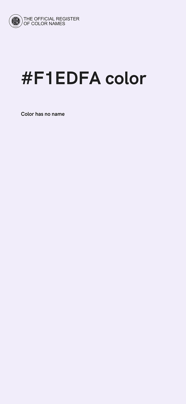 #F1EDFA color image