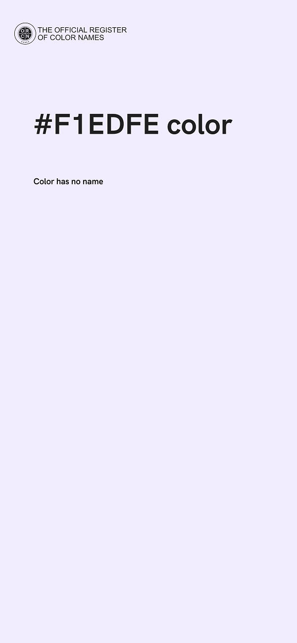 #F1EDFE color image