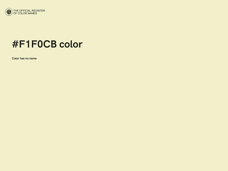 #F1F0CB color image