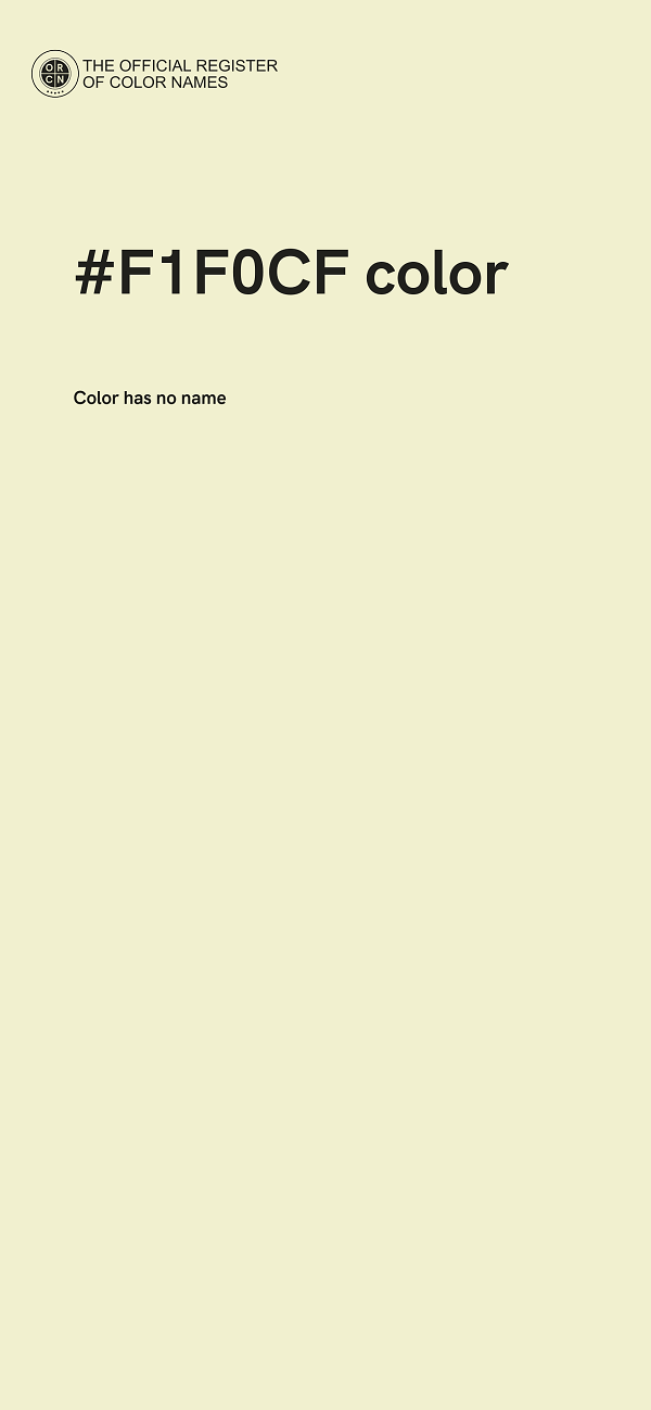 #F1F0CF color image