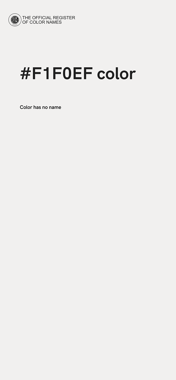 #F1F0EF color image