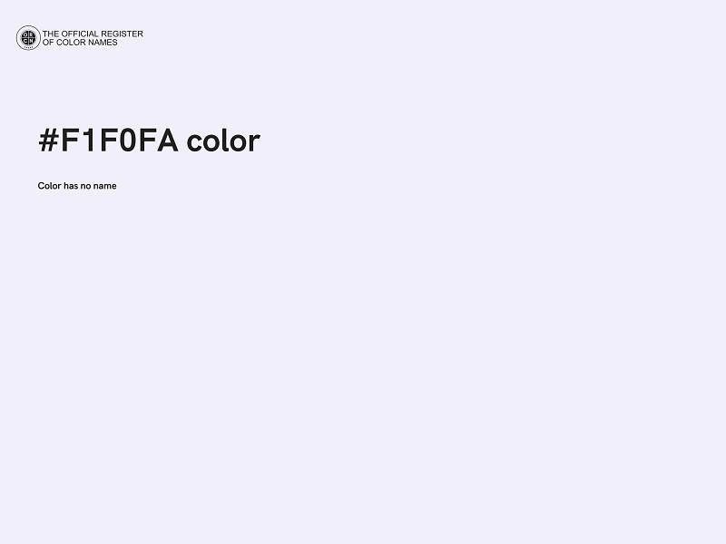 #F1F0FA color image