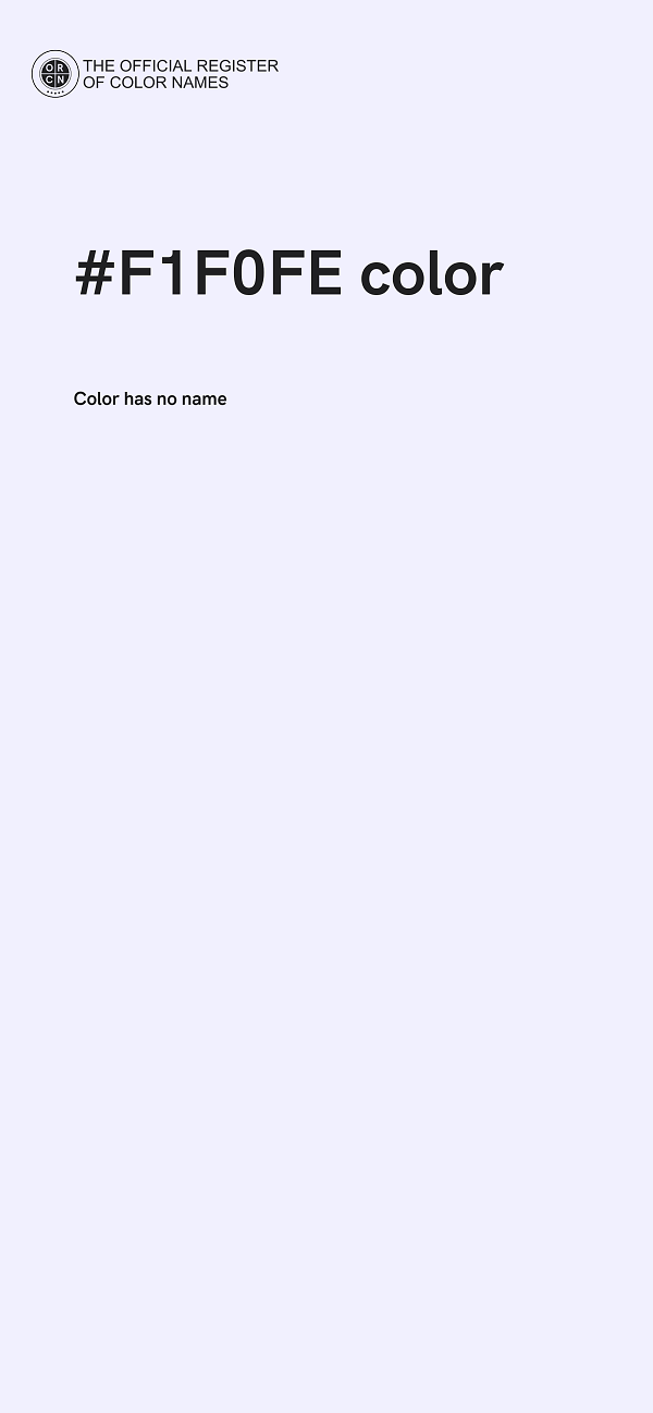 #F1F0FE color image