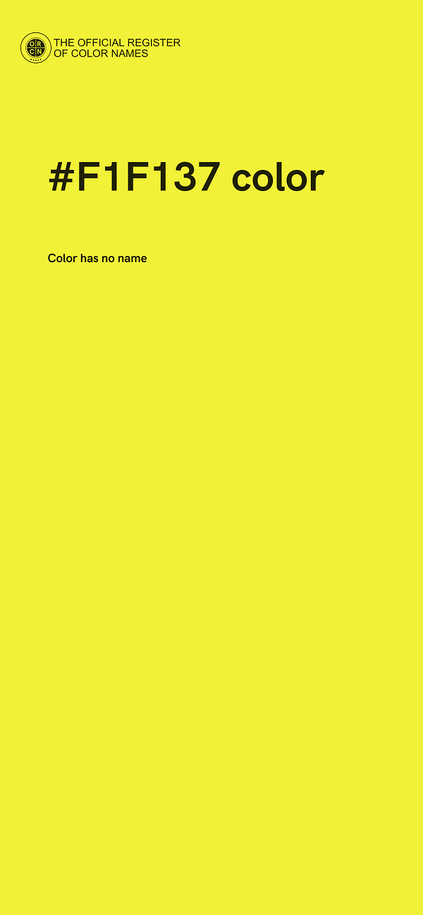 #F1F137 color image