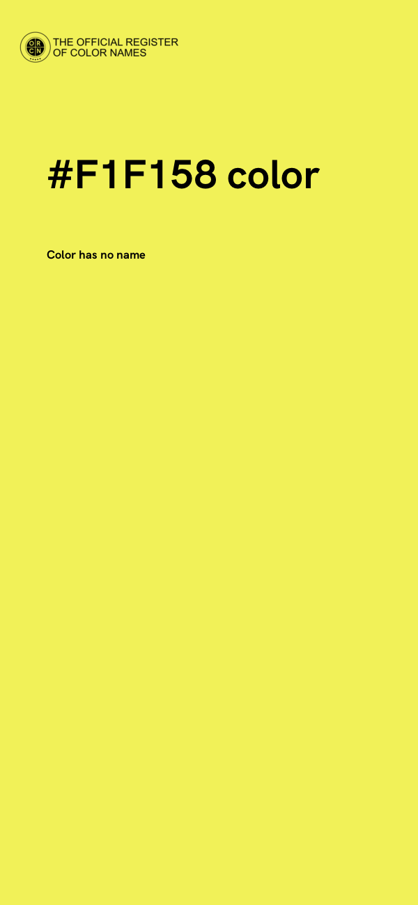 #F1F158 color image