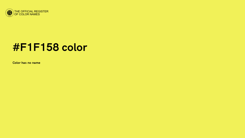 #F1F158 color image