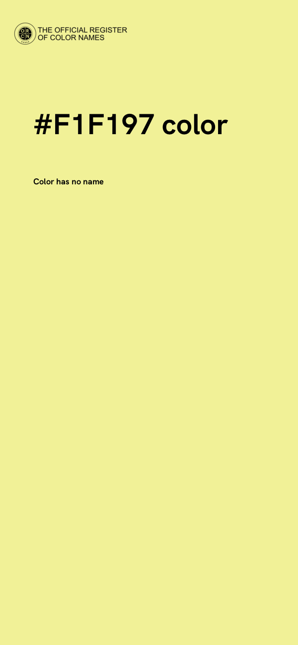 #F1F197 color image