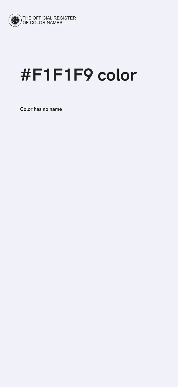 #F1F1F9 color image