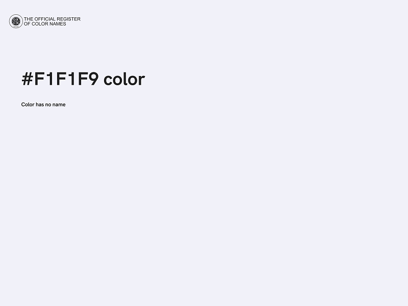 #F1F1F9 color image