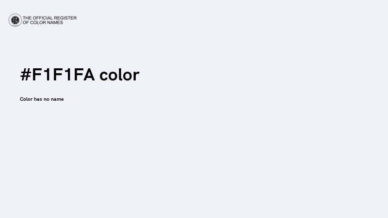 #F1F1FA color image