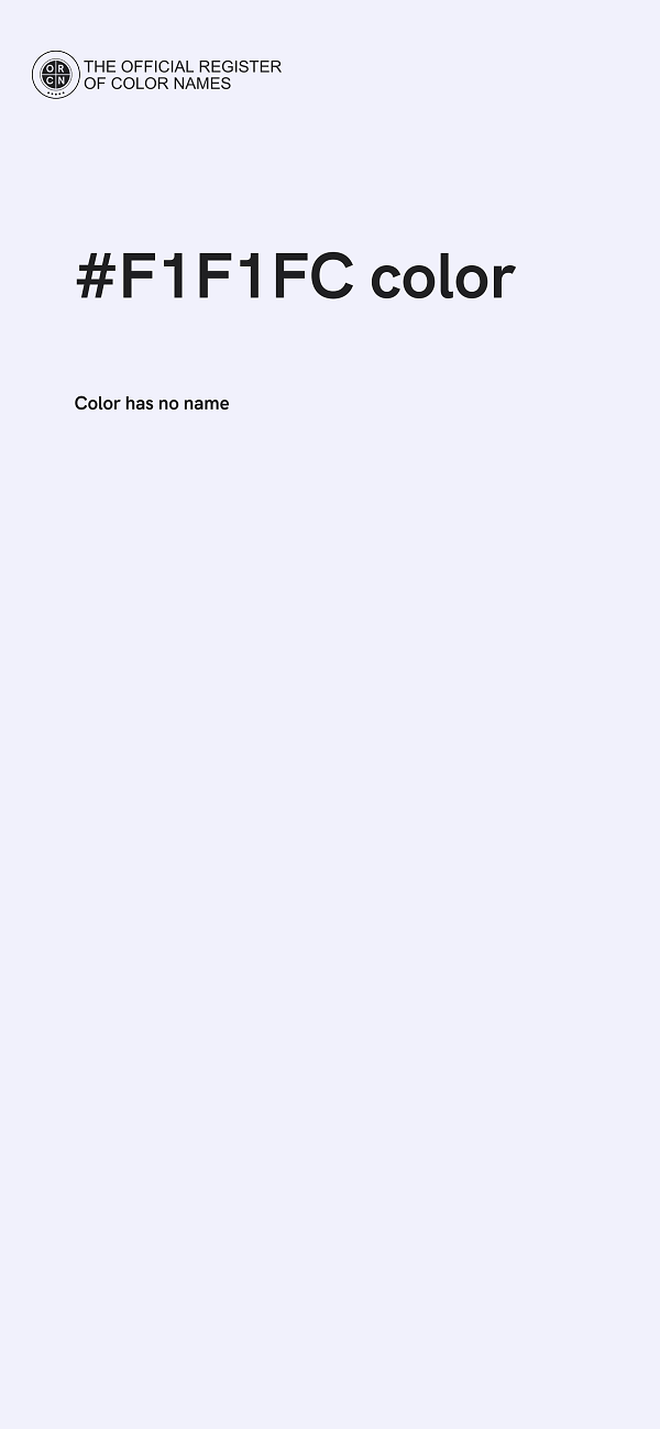 #F1F1FC color image