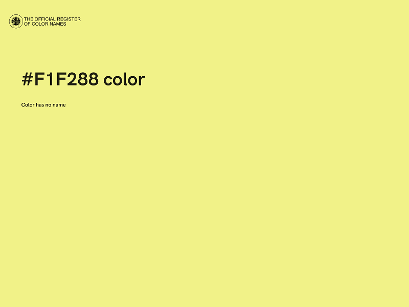 #F1F288 color image