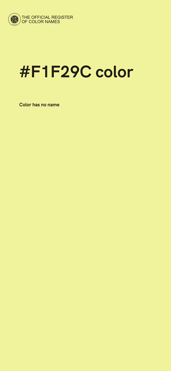 #F1F29C color image