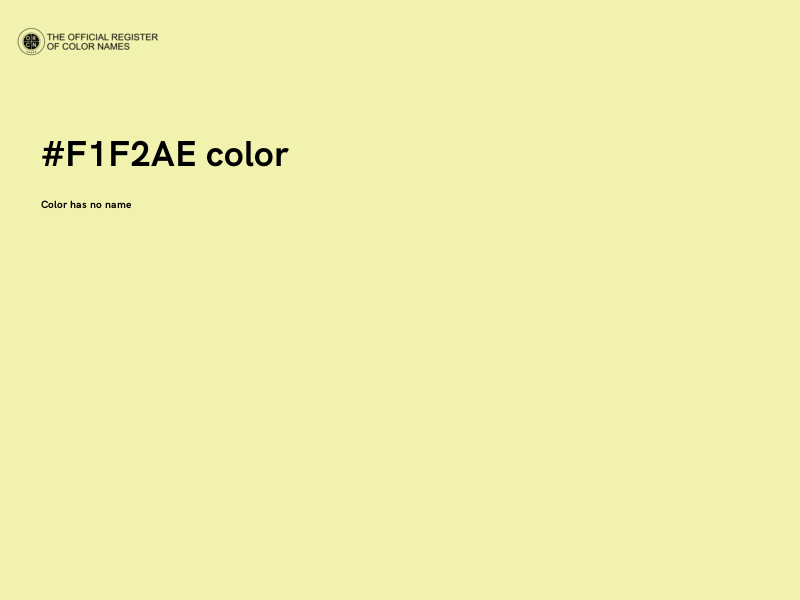 #F1F2AE color image