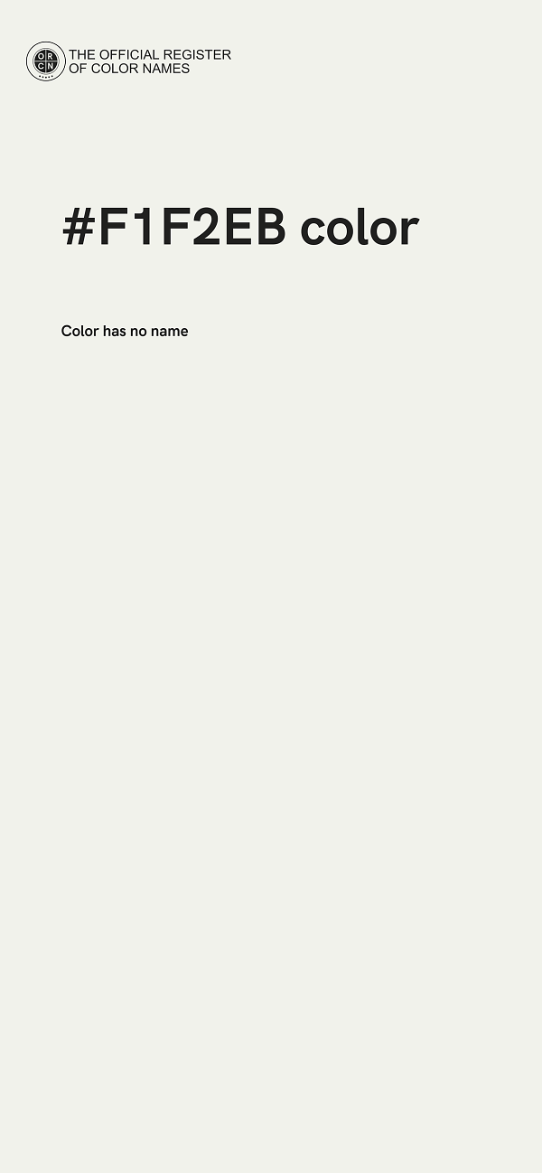 #F1F2EB color image